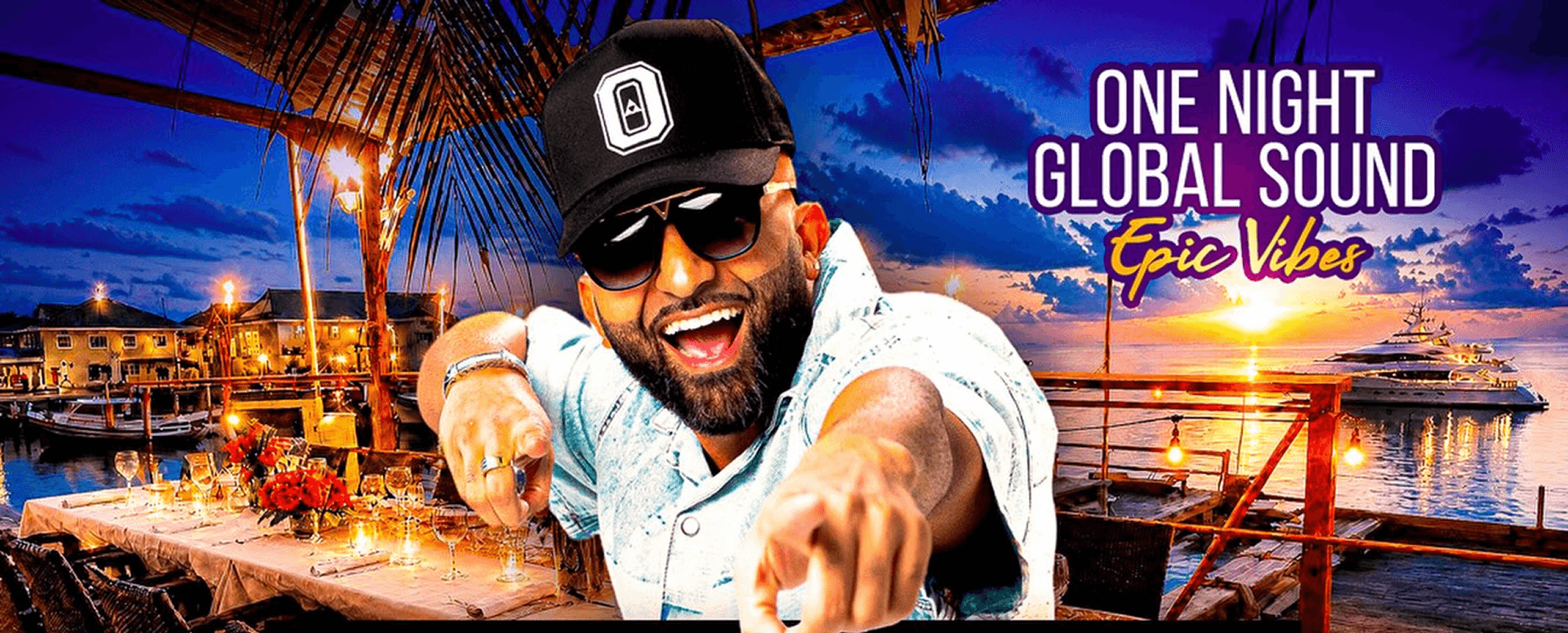 ONE NIGHT. GLOBAL SOUND. EPIC VIBES.